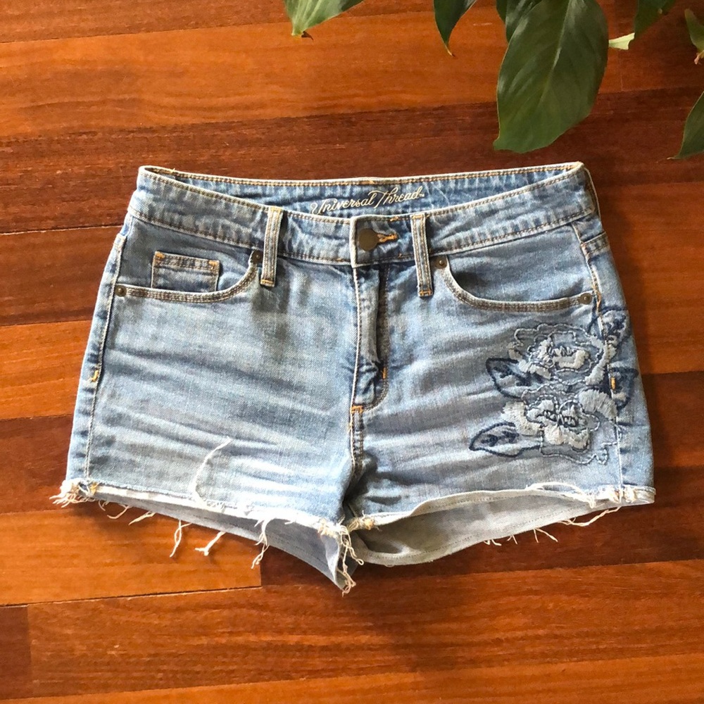 Denim shorts